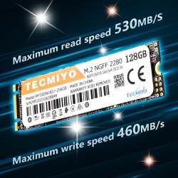 TECMIYO 128GB M.2 NGFF 2280 SATA SSD 128gb 6Gb/s – Image 3