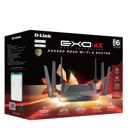 EXO AX AX5400 Mesh Wi-Fi 6 Router
