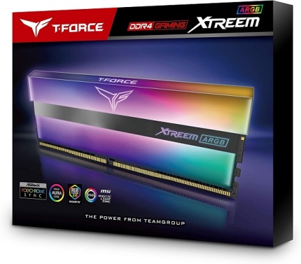 DDR4 08Go 3200MHz CL16 ARGB Team Group XTREEM T-FORCE Gaming ARGB
