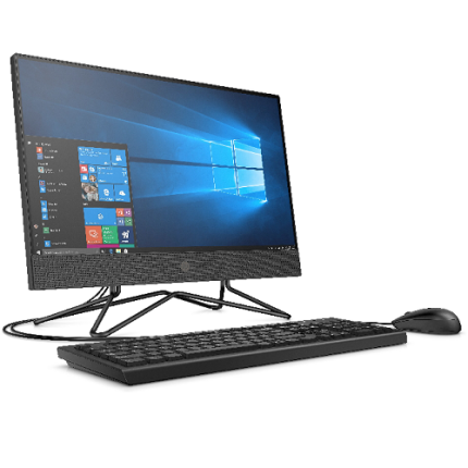 AIO HP 200 G4 i3-10110U 4Gb 1To 21.5″ clavier & souris filaires Gris