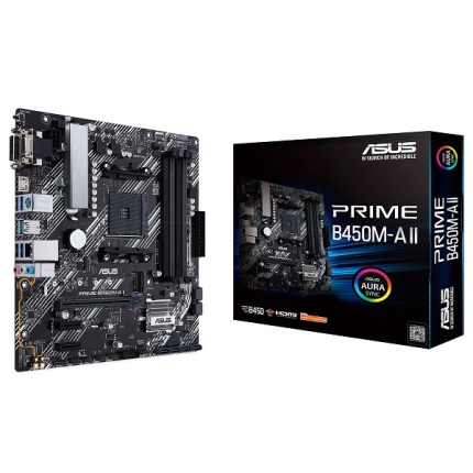 ASUS PRIME B450M-A II 4XDDR4 + RGB SYNC