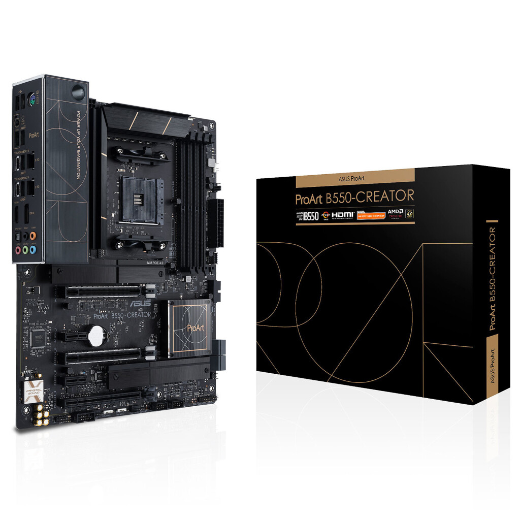 ASUS PROART CREATOR AMD SOCKET AM4 CHIPSET B550 ATX PCIe4.0 HDMI 2.1 ...