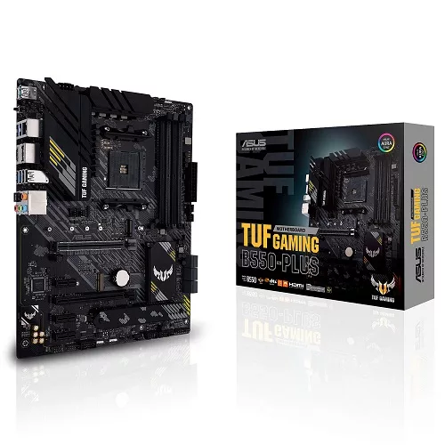 ASUS TUF B550 PLUS-1 ASUS TUF GAMING B550-PLUS ATX SOCKET AM4 AMD B550 - 4X DDR4 - SATA 6GB/S + M.2 - USB 3.1 - PCI-EXPRESS 4.0 16X - LAN 2.5 GBE – Image 1