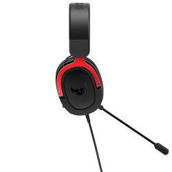 CASQUE ASUS TUF GAMING H3 RED SON SURROUND 7.1 PC/MAC/PS4/XBOX 360/CONNECT JACK 3,5mm MALE STEREO – Image 5