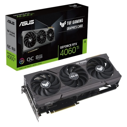 ASUS TUF GAMING RTX 4060Ti OC 8GB GDDR6 1HDMI 3DP