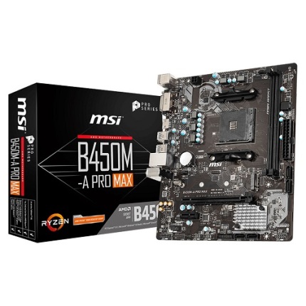 MSI B450M-A PRO MAX ATX VGA INT DDR4