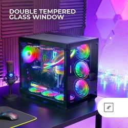 MARS GAMING MCV3 XXL PREMIUM CUSTOM E-ATX BLACK – Image 3