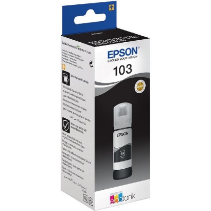 BOUTEILLE D'ENCRE EPSON ORIGINAL BLACK 103 L1100L1200L3100L3200L5100L5200
