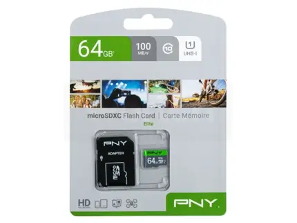 CARTE MEMOIRE Pny 64GB Classe 10