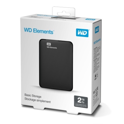 WD ELEMENTS PORTABLE 3.0 02TB NOIR