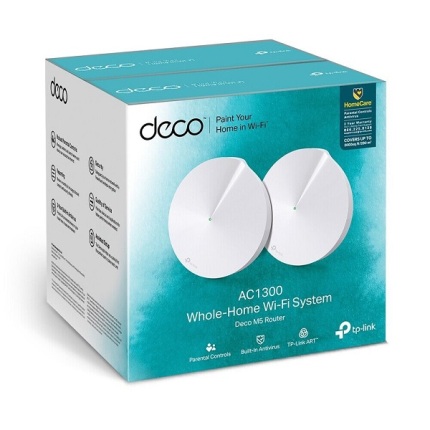 EXTENDER WIFI TP-LINK DECO-M5 2PACK ROUTEURS 260M*2 COUVERTURE WIFI 2PORTS GIGABIT