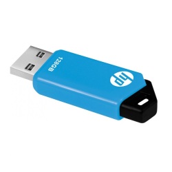 FLASH DISQUE 128GB HP v150w USB2.0 Noir et Bleu – Image 3