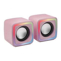 HAUT PARLEURS MARS GAMING MSCUBE PINK PREMIUM CUBE DSP 8W – Image 2