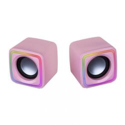 HAUT PARLEURS MARS GAMING MSCUBE PINK PREMIUM CUBE DSP 8W – Image 3