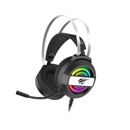 CASQUE HAVIT H2026d tête bande RVB-casque de jeu filaire casque 3.5mm avec microphone