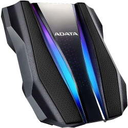 ADATA HD770 Disque Dur Externe 2,5" USB 3.2, 1 To, Design Robuste, Deux Faisceaux Lumineux RVB, étanche IP68 et résistant à la poussière NOIR – Image 3