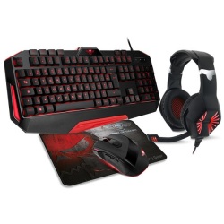 SPIRIT OF GAMER PRO-MKH 3 LED RED PACK