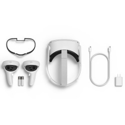 Oculus Quest 2 128 Go 6 Go Ram 1832 x 1920 pixels/oeil - 2 manettes – Image 2