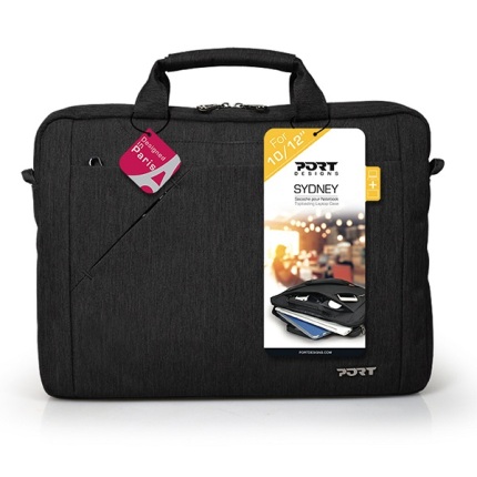 SACOCHE SYDNEY ECO TOPLOADING 15.6" PORT DESIGNS NOIR