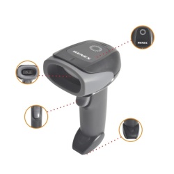 LECTEUR DE CODE A BARRE HENEX HC-3206R 2D/QR USB SANS FIL – Image 2