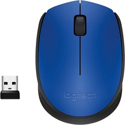 SOURIS LOGITECH SANS FIL M171 BLACK-RED-BLUE