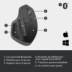 LOGITECH SANS FIL MX MASTER 2S OCCASION – Image 4