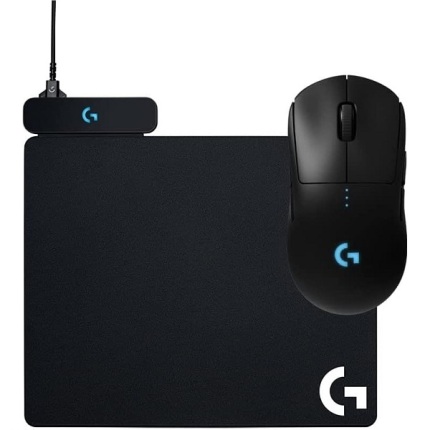 Logitech G Pro Wireless Gaming Mouse & Powerplay Tapis de Souris Gaming avec Système de Charge sans Fil
