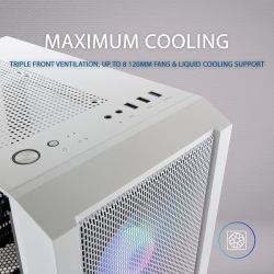 MARS GAMING MC-C WHITE ATX 3 X 12CM FARGB FAN – Image 4