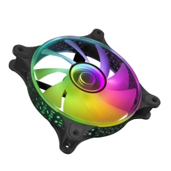 MARS GAMING MF-3D KIT 3 X12CM INFINITE MIRROR FAN BLACK – Image 4
