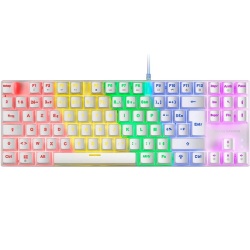 MARS GAMING MK80 MECANIQUE TKL FRGB CHR WHITE