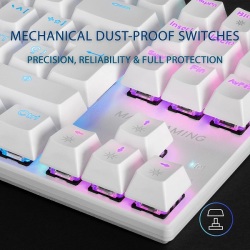 MARS GAMING MK80 MECANIQUE TKL FRGB CHR WHITE – Image 3