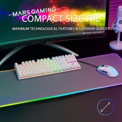 MARS GAMING MK80 MECANIQUE TKL FRGB CHR WHITE – Image 5