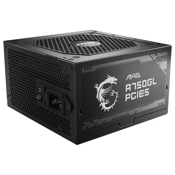 MSI MAG A750GL 750W 80+GOLD MODULAR PCIE5 (5) MSI MAG A750GL 750W 80+GOLD MODULAR PCIE5 – Image 1