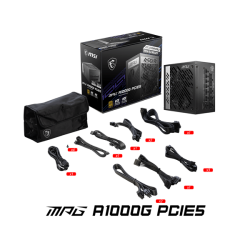 MSI MPG A1000G PCIES 5 FULL MODULAIRE 1000W GOLD – Image 2