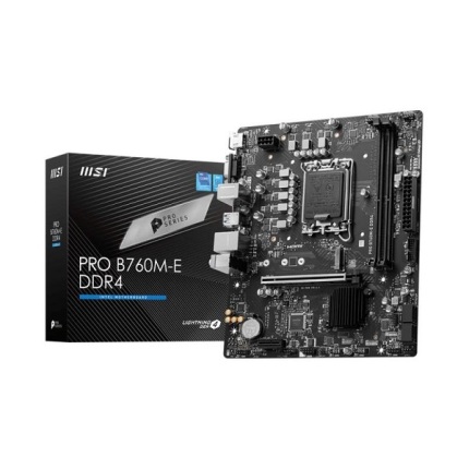 MSI PRO B760M-E LGA 1700 DDR4 ,PCIe 4.0 ,HDMI , DP mATX