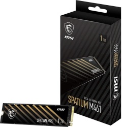 MSI SPATIUM 1TB M461 PCIE 4.0 NVME HEATSINK