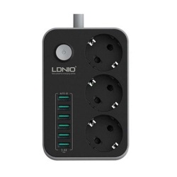 MULTIPRISE LDINO SE3631 3 PRISES 6 USB