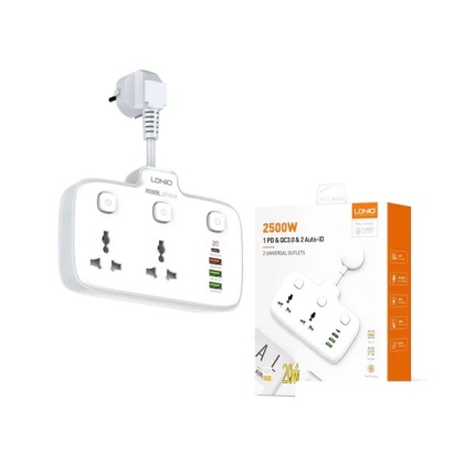 MULTIPRISES LDNIO SC2413 3 PRISES + USB-C + 2USB 3.0 20W