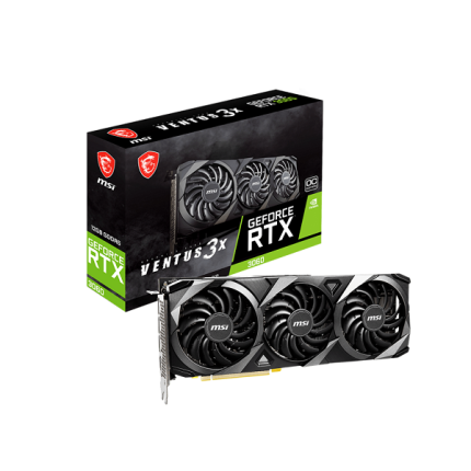 NVIDIA RTX 3060 MSI VENTUS 3X 12GB OC GDDR6