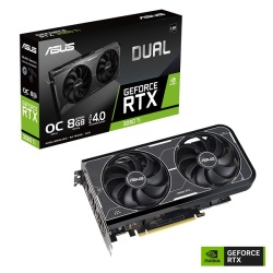 NVIDIA RTX 3060TI ASUS DUAL OC 08GB GDDR6 PCIe4.0 3DP/1HDMI