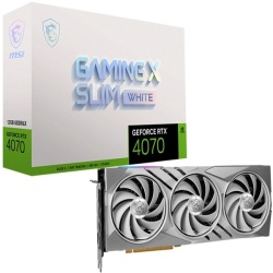 NVIDIA RTX 4070 MSI GAMING X SLIM WHITE12GB GDDR6X