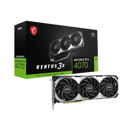 NVIDIA RTX 4070 MSI VENTUS 3X 12GB GDDR6X PCIe4.0 3x DP1.4 ,1xHDMI 2.1