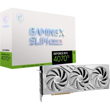 NVIDIA RTX 4070Ti MSI GAMING X SLIM WHITE12GB GDDR6X