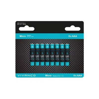 PILES VIVANCO PILE VIVANCO AAA ALKALINE LR03 par pièce – Image 1