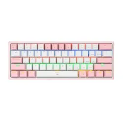 REDRAGON FIZZ RAINBOW WHITE- PINK K617 R WP