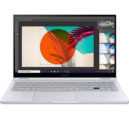 SAMSUNG GALAXY BOOK FLEX 15.6" I5-1035G4 8GO 256GO SSD FHD QLED TACTILE OCCASION+CHAR