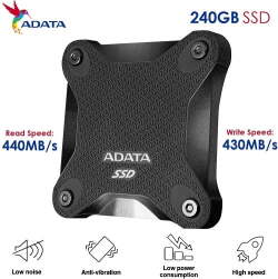 Disque SSD Externe ADATA 4800GB SD600Q USB 3.1 - Noir ASD600Q-480GU31-CBK – Image 2