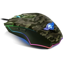 Spirit of Gamer Elite-M50 Army Edition2 Souris Programmable 8 Boutons 4000DPI RGB