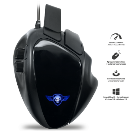 Souris Spirit of Gamer ELITE-M70 8 Boutons 7 programmable 4000DPI RGB