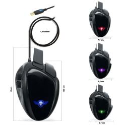 Souris Spirit of Gamer ELITE-M70 8 Boutons 7 programmable 4000DPI RGB – Image 2